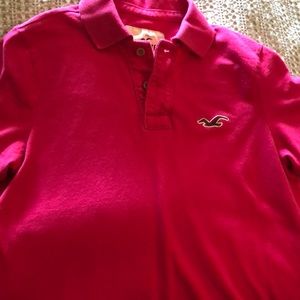 Men's pink polo